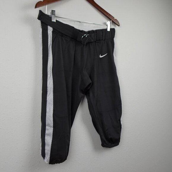 Nike Football Pants Men's Size L Gray Belted Sports Athletics - Picture 3 of 7